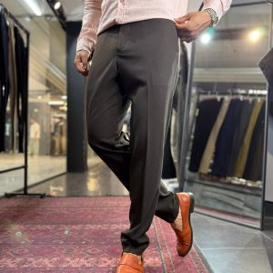 شلوار پارچه ای کلاسیک پارچه بزیاق ترک