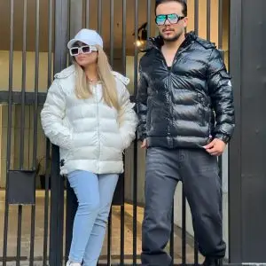 کاپشن وارداتی سلیکونی چرم